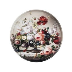 Поднос сервировочный AGNESS STILL LIFE размер 33*2,1см, сталь окрашенная