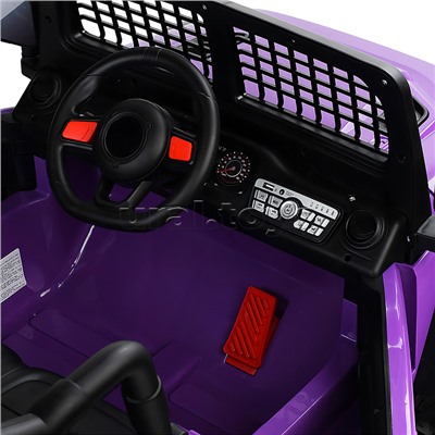 Электромобиль детский "Городской внедорожник" (цвет фиолетовый)