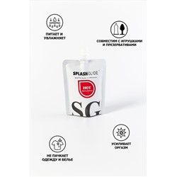 Возбуждающий лубрикант на водной основе Splashglide Hot Stimulative - 100 мл.