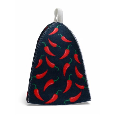 Шапка для бани и сауны «Перчик», полиэфир, шерсть, «Добропаровъ»