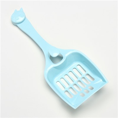 Туалет с бортом 46×35×18 см, голубой