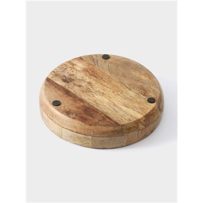 Блюдо «Крабы», 25×25×4.5 см, дерево манго