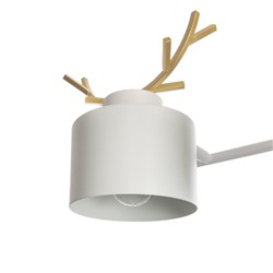 Бра «Сохата», 3хЕ27, 40 Вт, 60×15×22 см, белый с золотом