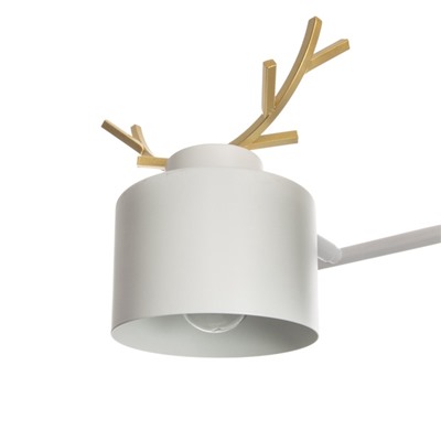 Бра «Сохата», 3хЕ27, 40 Вт, 60×15×22 см, белый с золотом