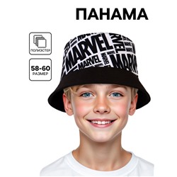 Панама, размер 58-60, чёрно-белый Марвел