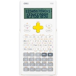 Калькулятор научный 10+2 разряда E1720-white белый (1656445) Deli