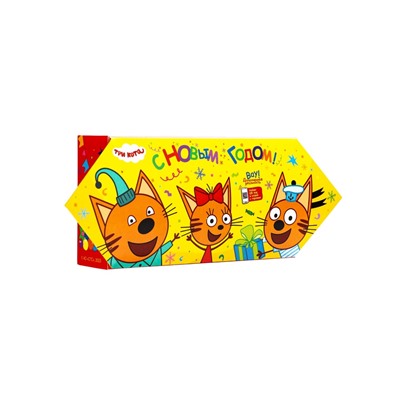 Сладкий новогодний подарок «Три кота!», детский, 400 г