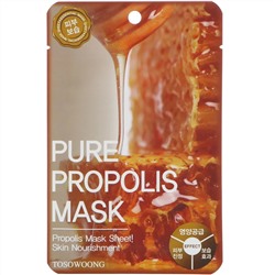 Tosowoong, Pure Propolis Mask, 10 Sheets, 25 g Each