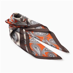 Платок женский MINAKU, размер 70×70 см, коричневый