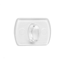 Держатель самоклеящийся для проводов и гирлянд ТУНДРА krep, 14×18 мм, многоразовые, 20 шт.