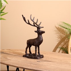 Сувенир «Олень», 17×16×34 см, алюминий