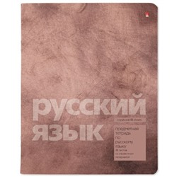 Тетрадь  48л "ЦВЕТ КАМНЯ/STONE COLOR" по русскому языку 7-48-1358/10 Альт