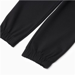 Брюки для девочки MINAKU: Casual Collection KIDS, чёрные, рост 152 см