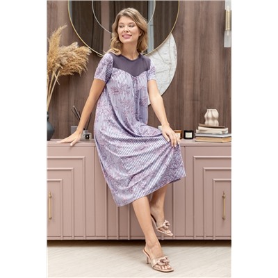 Сорочка ночная жен Mia Cara AW22WJ357B Rosa Del Te полосы