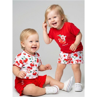 Джемпер детский трикотажный для девочек (футболка), 2 шт в комплекте