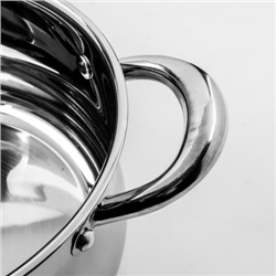 2141-1 Набор посуды 6пр, 2,7л, 3,6л, ковш 1,9л, нерж. Сталь (х4)