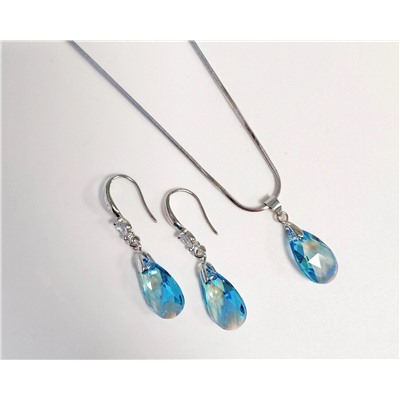 Комплект с кристаллами Swarovski