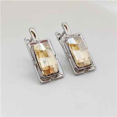 Серьги с кристаллами Swarovski