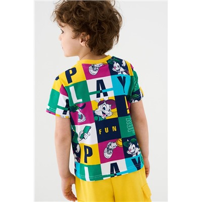 Фуфайка трикотажная для мальчиков (футболка) PLAYTODAY, 1239589