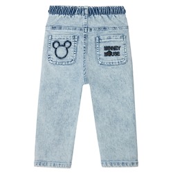 Брюки детские текстильные джинсовые для девочек