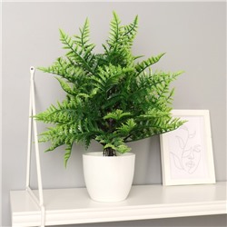 Искусственный цветок в горшке «Морковник», 9×30 см