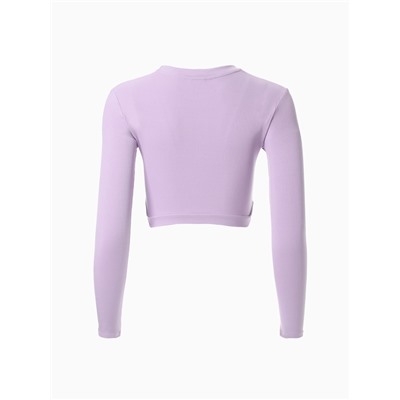 Лонгслив женский MINAKU: Casual Collection, сиреневый, размер 44