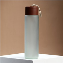 Бутылка для воды WATER, стекло, 350 мл, МИКС