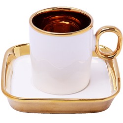 12152 Кофейный сервиз 12пр 120мл фарфор LR (х12)