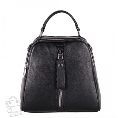 Рюкзак женский кожаный 99451 black Velina Fabbiano-Safenta/30