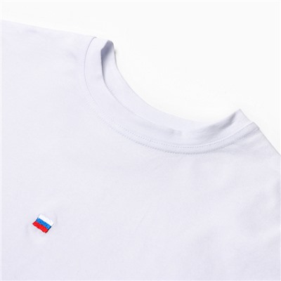 Футболка мужская MINAKU: Exclusive print белая, р-р 52