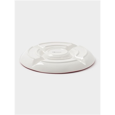 Менажница новогодняя Доляна «Сани Деда Мороза», 5 ячеек, 25.5×3.1 см, доломит, белая