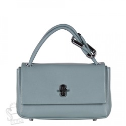 Сумка женская кожаная 8062Q turquoise Polina&Eiterou