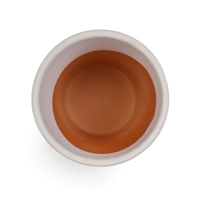 Набор кашпо для цветов «Трио», керамика, на подставке, белый, 3 шт.