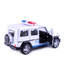 Машина "Полицейский джип" металл., в коробке