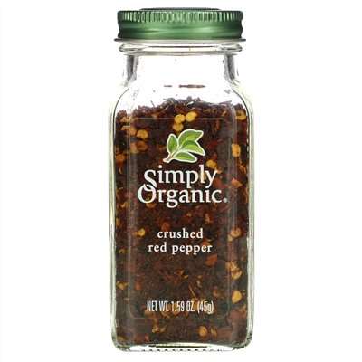 Simply Organic, Молотый красный перец, 45 г (1,59 унции)