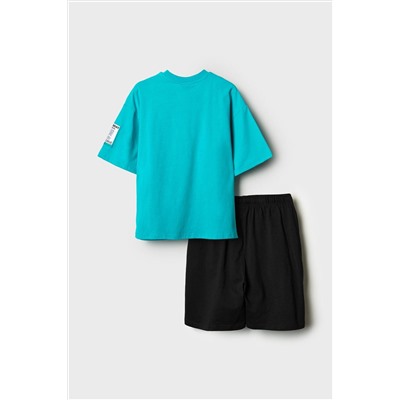 Комплект трикотажный для мальчиков: фуфайка (футболка), шорты PLAYTODAY, 1239841