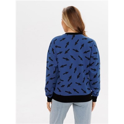 Толстовка женская ТЖ-36 (Синие стрелочки)