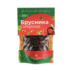 Цукаты Брусника сибирская  / дой пак / 50 г / LARCH