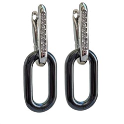 Серьги с керамикой