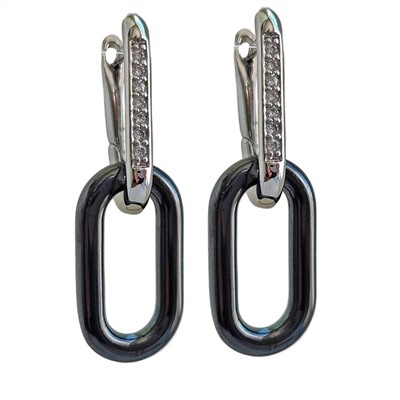 Серьги с керамикой