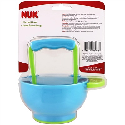 NUK, миска "Раздави и подавай", 1 миска
