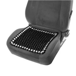 Накидка массажер TORSO на сиденье 42×42 см, дерево, черный с белым