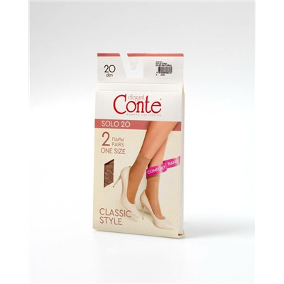 Полиамидные CONTE SOLO 20  Носки женские