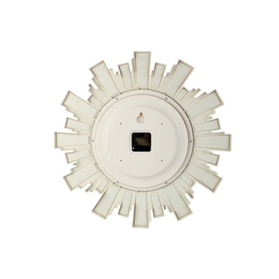 УЦЕНКА Часы настенные интерьерные «Лучики Солнца», бесшумные, плавный ход, с зеркалом, d=53 см, от батарейки 1×АА