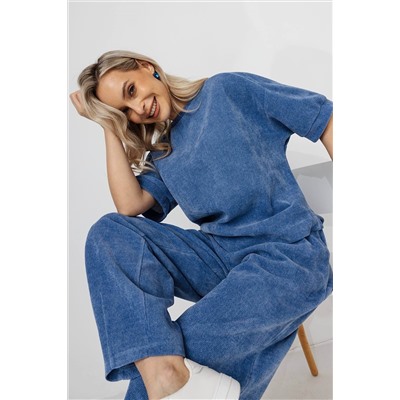 Блузка женская  4482В/02/Джинсовый