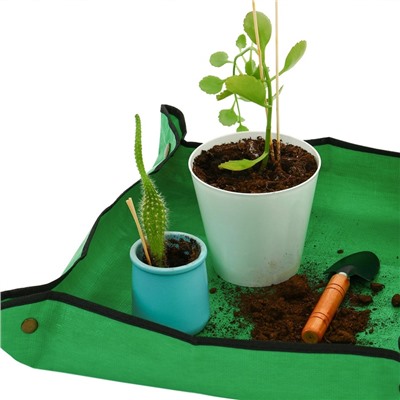 Коврик для пересадки растений, пластик, 100×100 см, Greengo