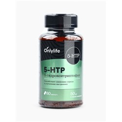 5 HTP триптофан витамины для настроения и сна, контроль веса, 60 капсул