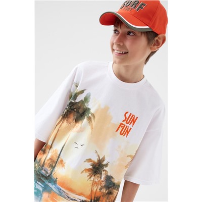 Комплект трикотажный для мальчиков: фуфайка (футболка), шорты PLAYTODAY, 1242470