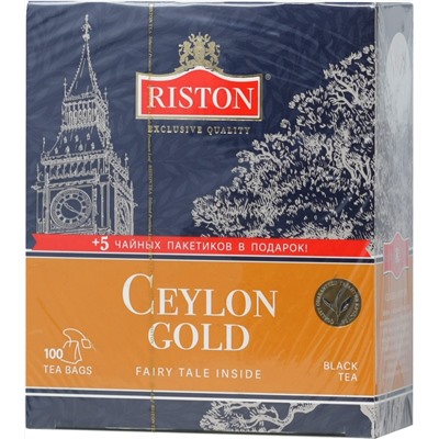 RISTON. Ceylon Gold карт.пачка, 100 пак.