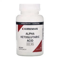 Kirkman Labs, альфа-кетоглутаровая кислота, 300 мг, 100 капсул